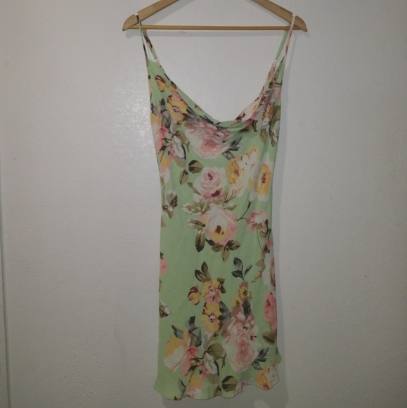 NWT PRIVACY PLEASE Ozark Mint Floral Dress - Picture 7 of 10